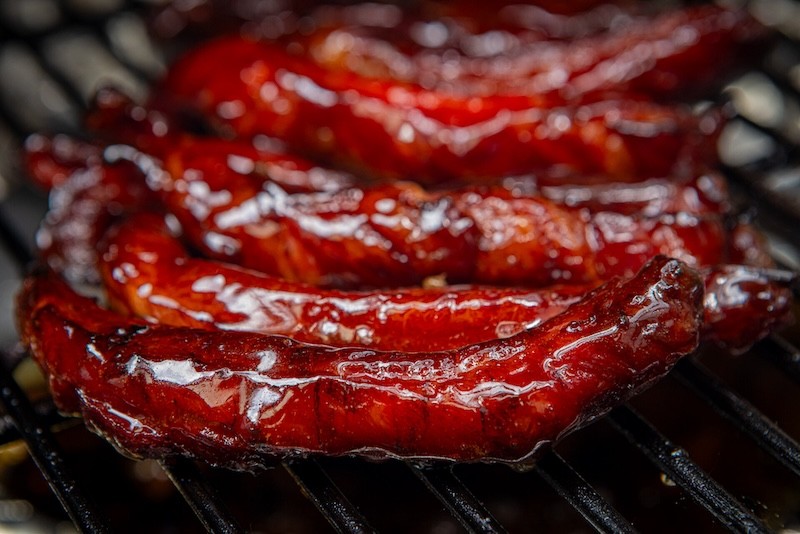 Char Siu rib fingers with sticky plum sauce