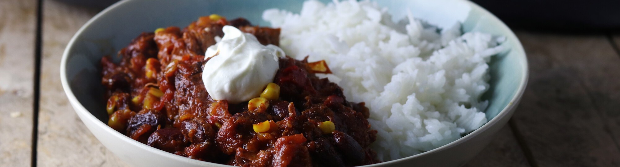 Chili from beef shank