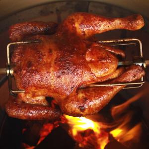 Rotisserie Chicken à la BBQ Junkie