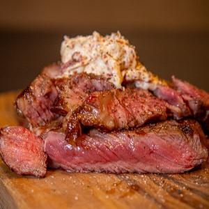 Ribeye with Tuscan herb butter