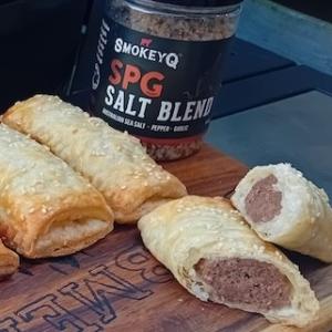 Saucijzenbroodjes van Wagyu gehakt