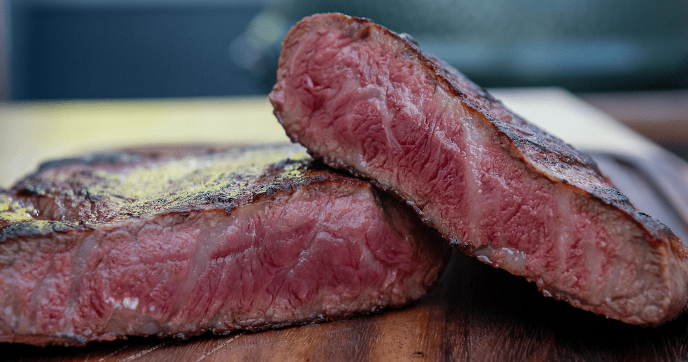 Flat Iron Steak from the BBQ