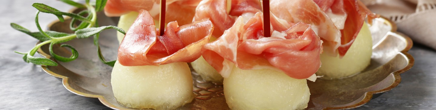 Melon with prosciutto
