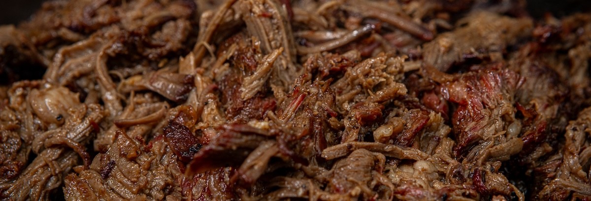 Pulled beef from chuck roast