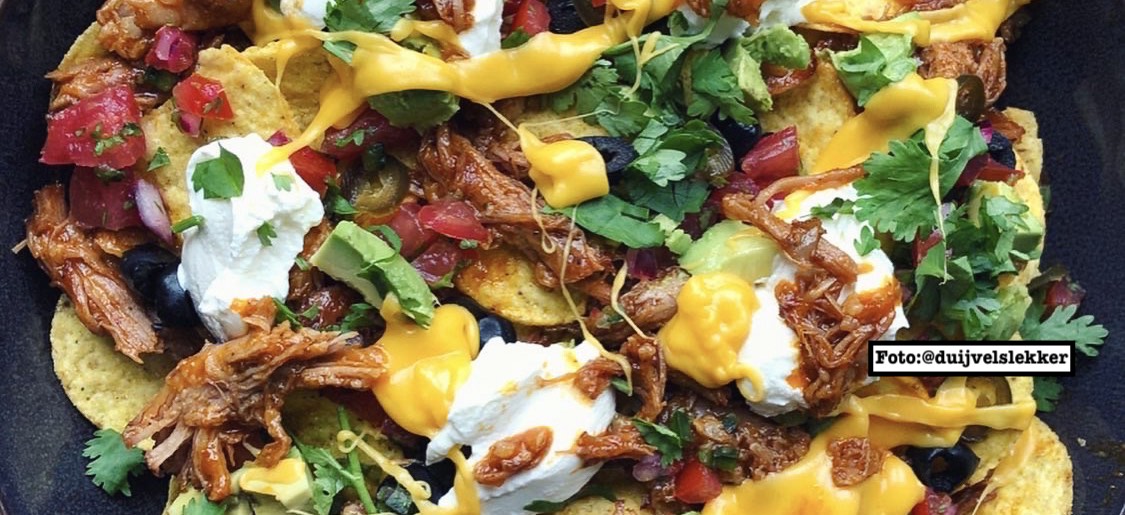Pulled pork Nachos from the BBQ