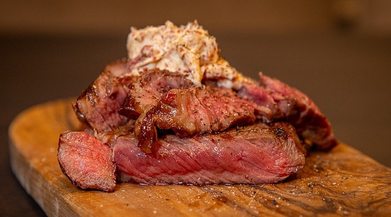 Ribeye with Tuscan herb butter