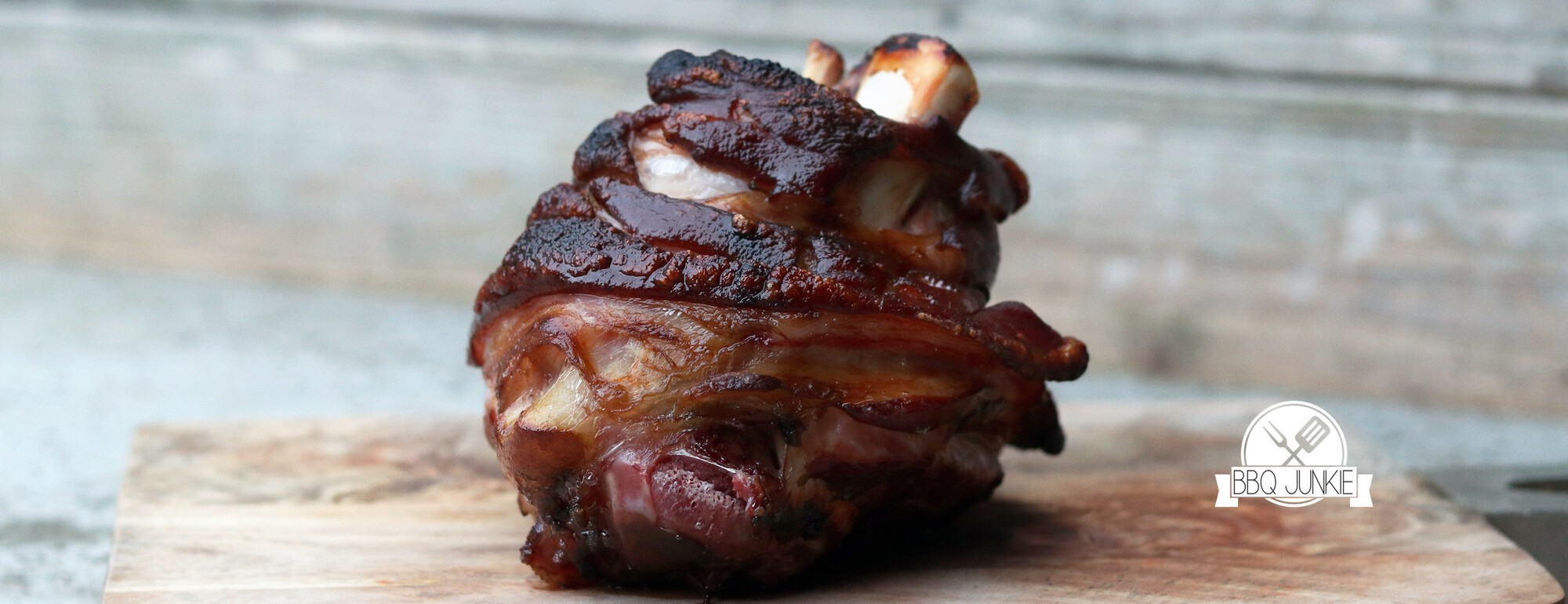 Pickled Schweinehaxe from the BBQ