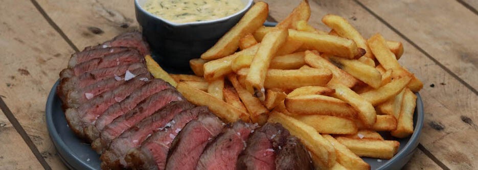 Entrecote with fries and Bearnaise sauce