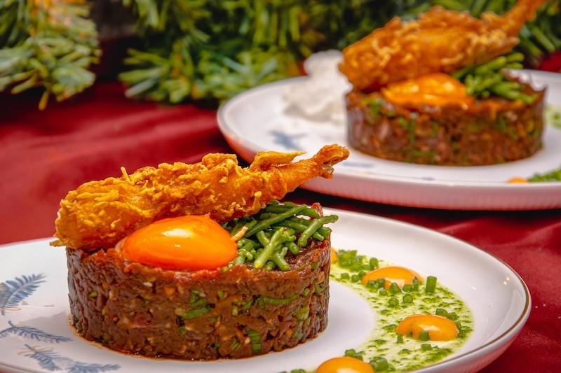 Yukhoe Korean steak tartare