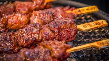 Beef skewers