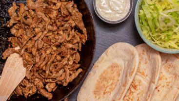 Pork shawarma